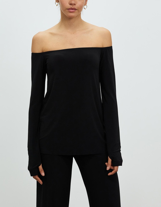 Long Sleeve Off Shoulder Top | THE ICONIC (AU & NZ)