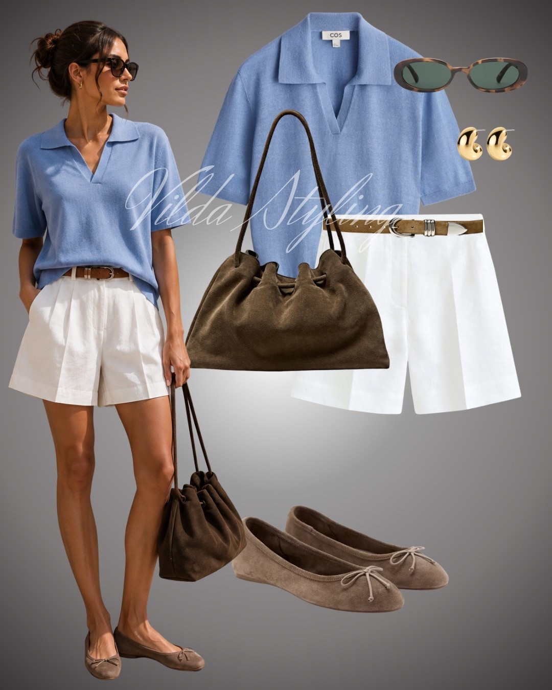 Summer polish, but make it effortless 🤎🩵

Powder blue paired with crisp white, soft suede accessories, and a touch of gold—the kind of elevated everyday look that works from coffee dates to vacation strolls. Chic, comfortable, and so easy to recreate.

#LTKStyleTip #LTKFashion #SummerStyle #ChicStyle #QuietLuxury #NeutralStyle #SummerOutfit #OutfitInspo #EverydayStyle #EuropeanSummer