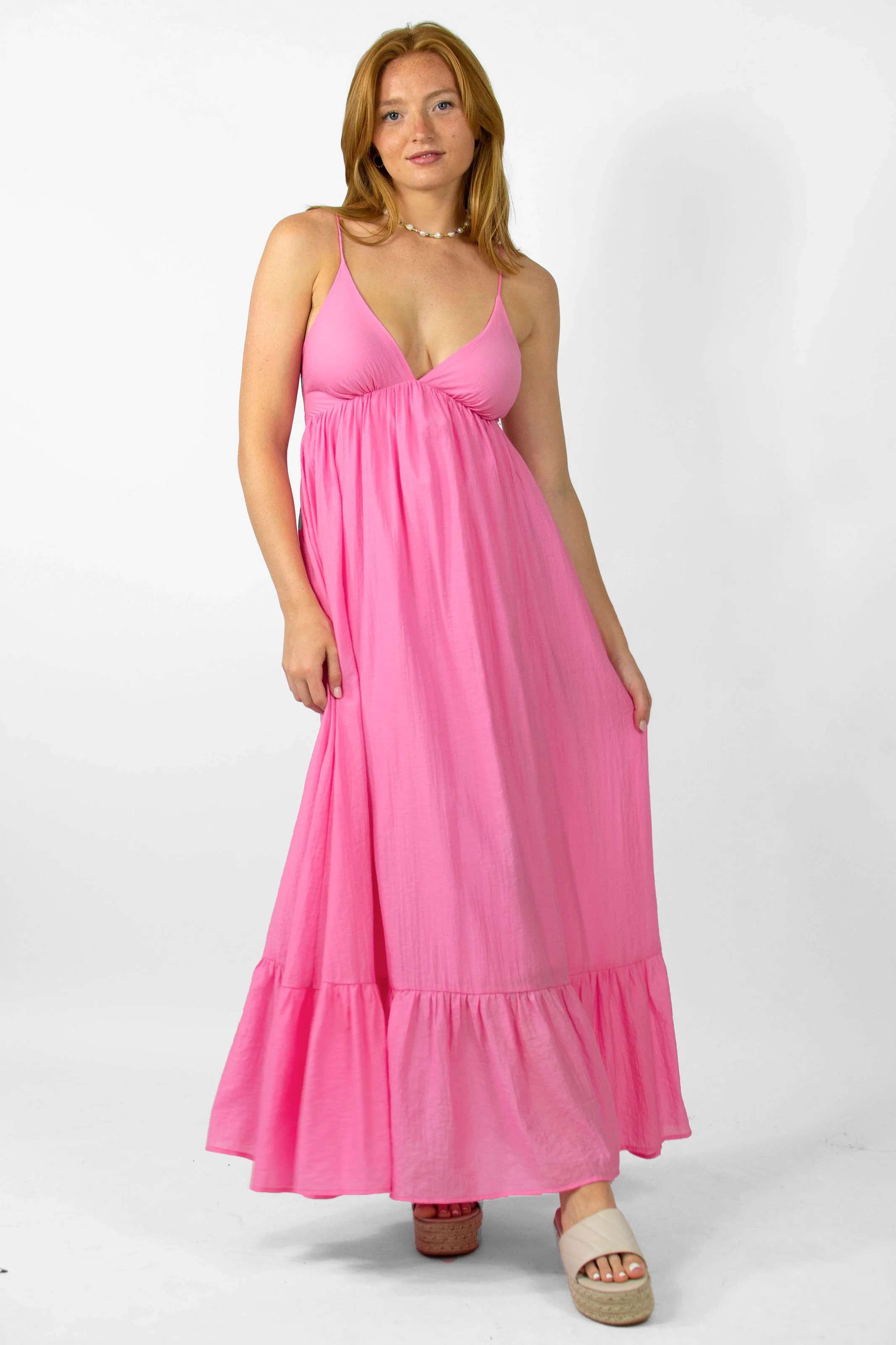Shine Bright Maxi Dress in Pink | Grey Bandit