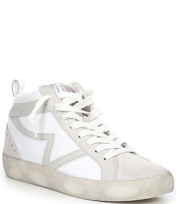 Elleinaa Suede & Leather High Top Sneakers | Dillards