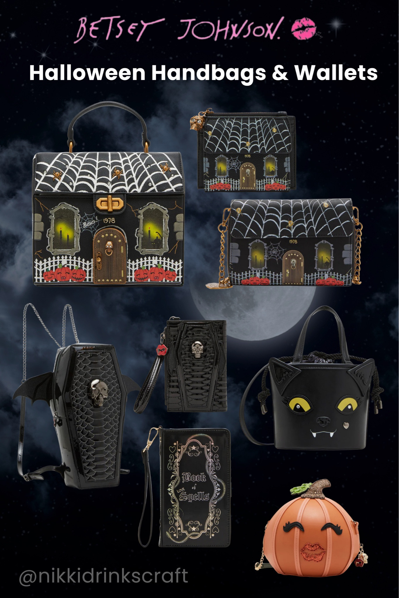 Betsey Johnson Halloween purses have me SHOOK this year! Some of these items are on Pre-order and will ship September 5th, if you want them I’d order them now so you don’t miss out!

#halloweenfinds #halloweenpurse #betseyjohnsonhalloween #hauntedhousepurse #halloween2024

#LTKSeasonal #LTKItBag #LTKStyleTip