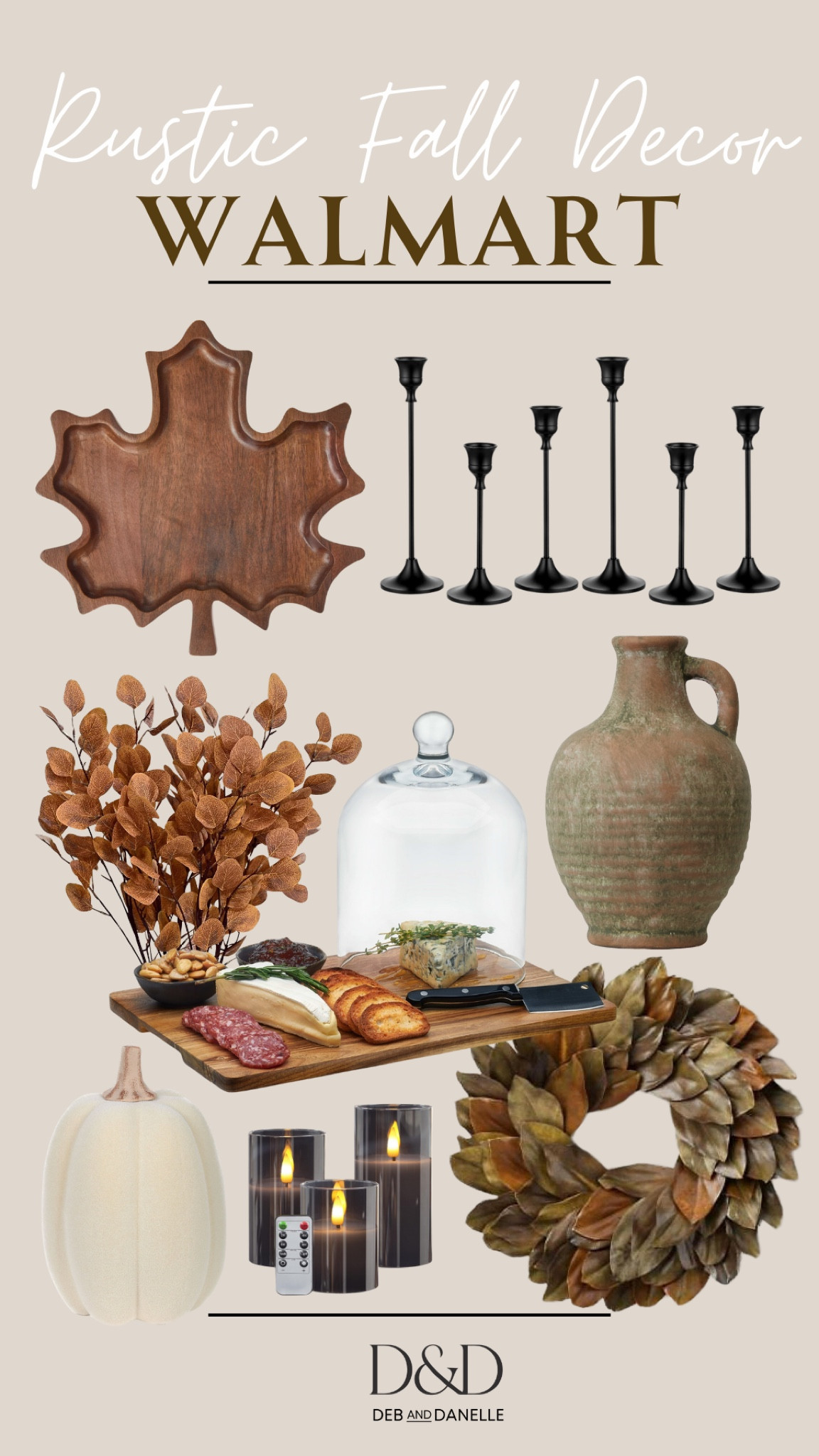 I was pleasantly surprised by the selection of Fall home decor items from Walmart that fit our style. Here are some rustic items that blend so well with our woods and whites theme. @walmart 

#LTKSeasonal #LTKHome #LTKFindsUnder50