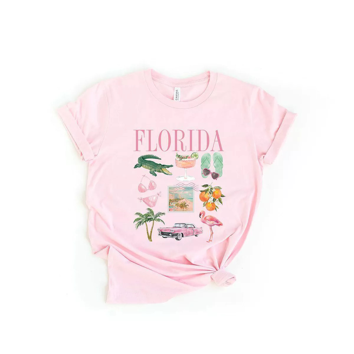 Simply Sage Market Women's Florida Vacation Collage Short Sleeve Graphic Tee | Target