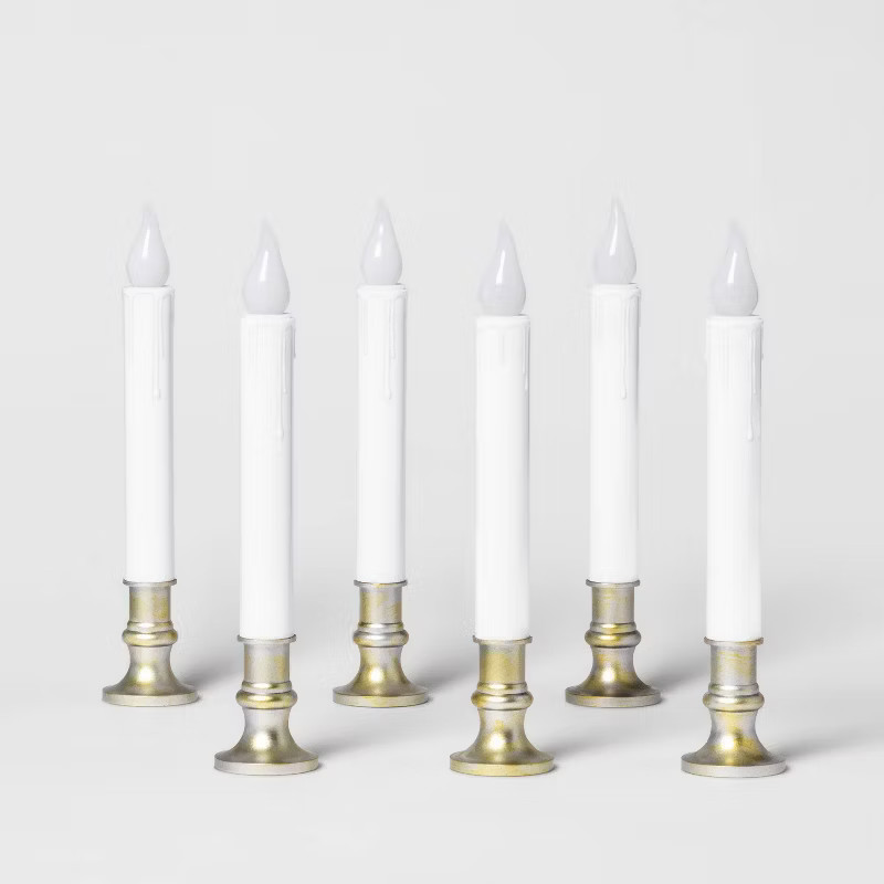 6ct Battery Operated LED Candolier Warm White - Wondershop™ | Target