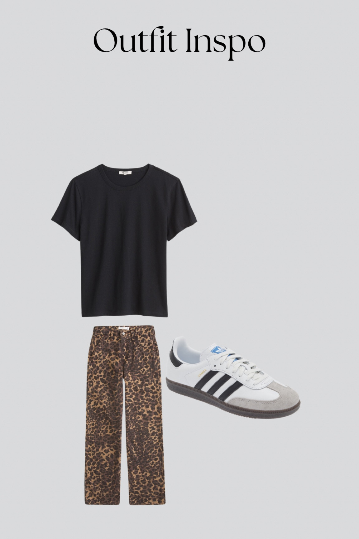 Outfit inspo. Trending fall outfit. Leopard. Adidas sambas. 

#LTKStyleTip #LTKFallSale #LTKSeasonal
