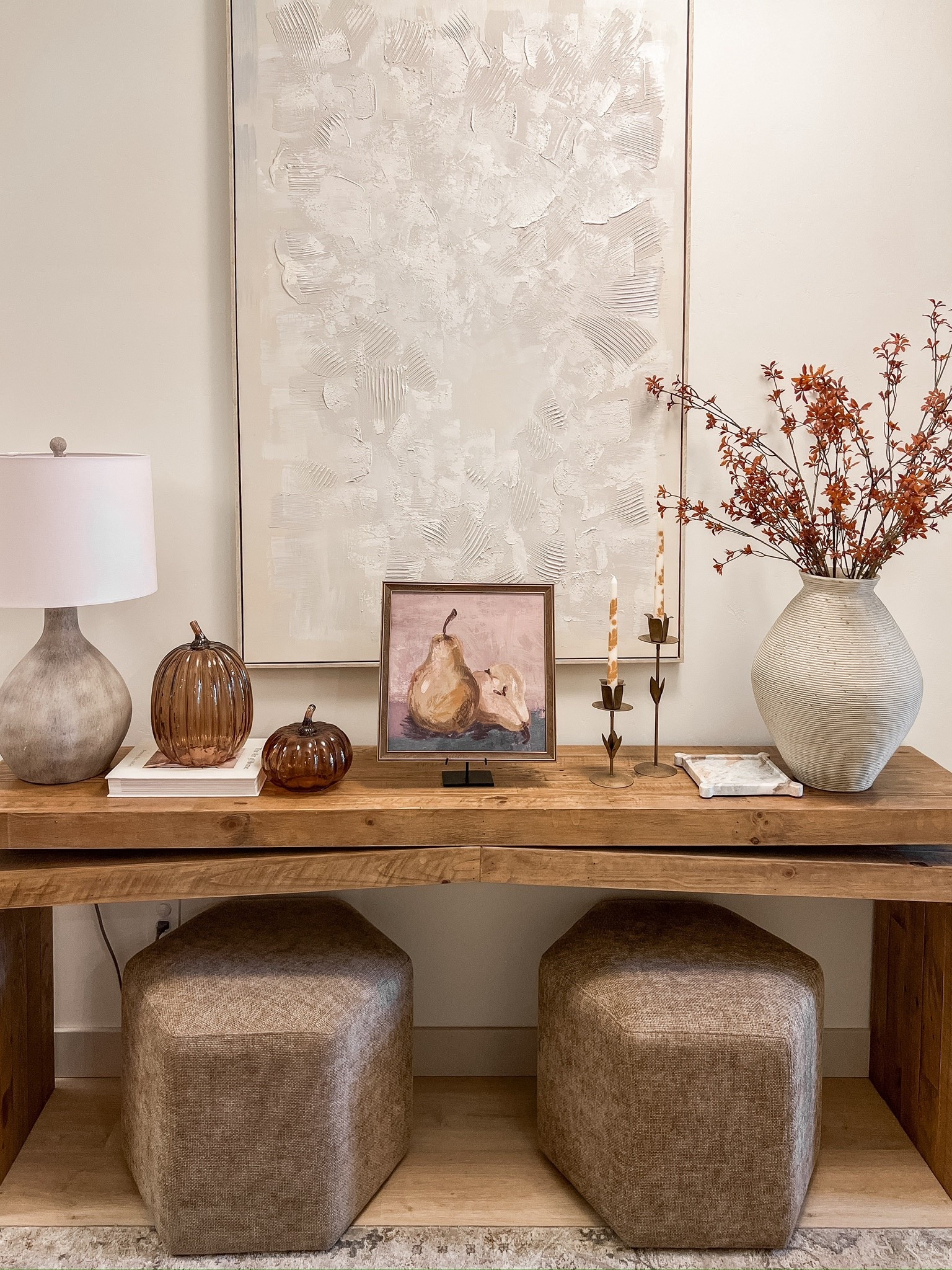 Fall console table finds! I used 4 stems!

Style tips - Home decor - Home essentials - Decor finds - Fall finds 

#LTKHome #LTKSeasonal #LTKStyleTip