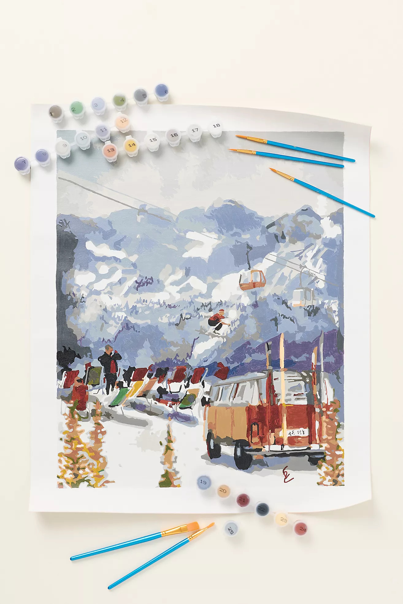 Paint Anywhere Christmas Holiday Paint Kit | Anthropologie (US)
