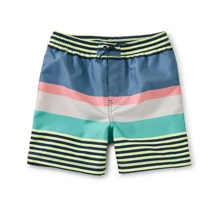 Vapor Multi Stripe Mid-Length Swim Trunks Size 16 Years | Polyester | Walmart (US)