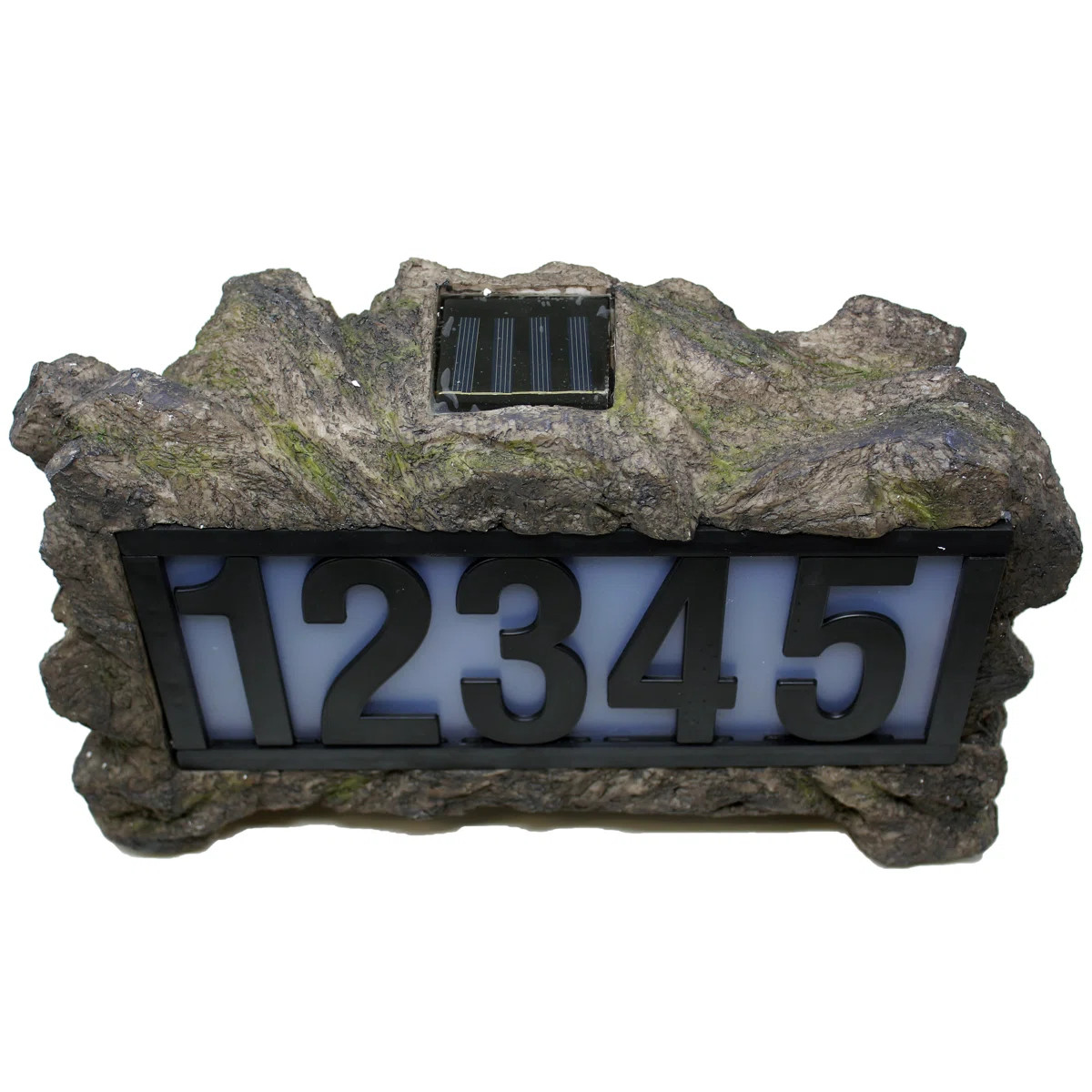 Nature's Mark Solar Powered House Address Sign for Lawn Garden | Wayfair North America