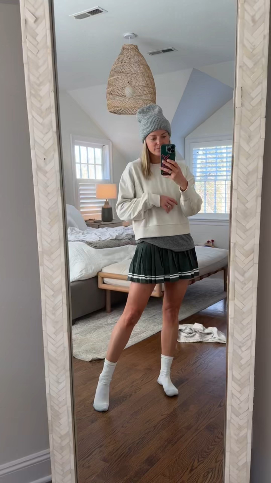 Too cold to wear now, but finally snagged this tennis skirt while in stock 🎾 wearing smalls 

#LTKFindsUnder100 #LTKActive