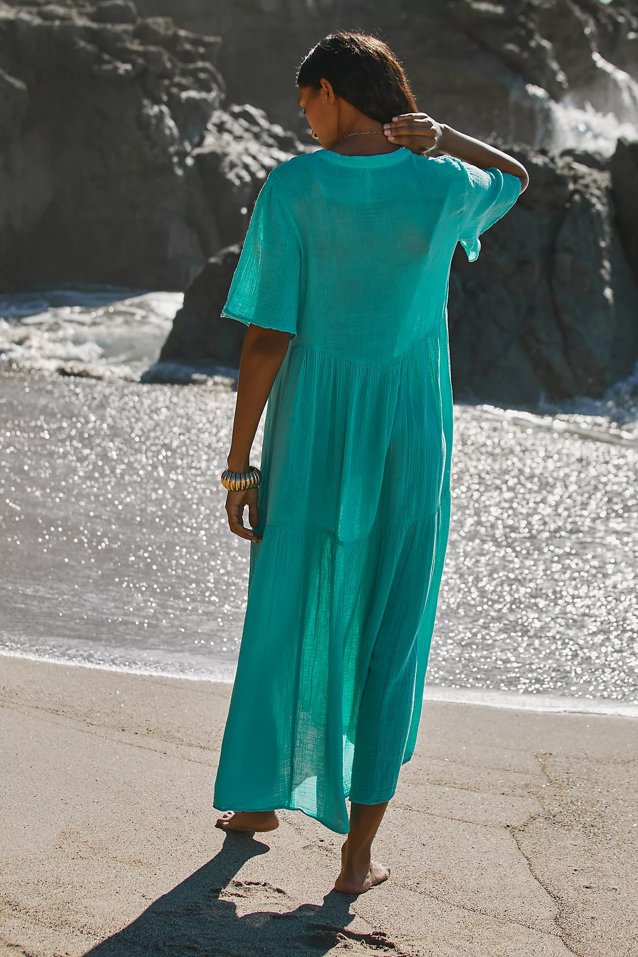 The Kallie Flowy Maxi Dress | Anthropologie (US)