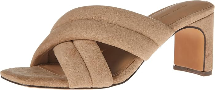Amazon Essentials Women's Crossover Block Heeled Mules Sandal with Padded Straps and Memory Foam ... | Amazon (US)