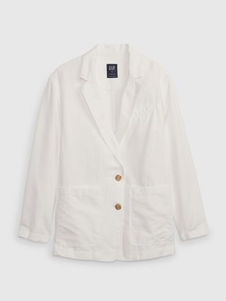 Linen-Cotton Oversized Blazer | Gap (CA)
