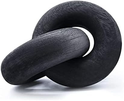 Rool - Living Room Decor Wood Knot, Desk Fireplace Shelf Decor, Black Home Decorations for Living... | Amazon (US)