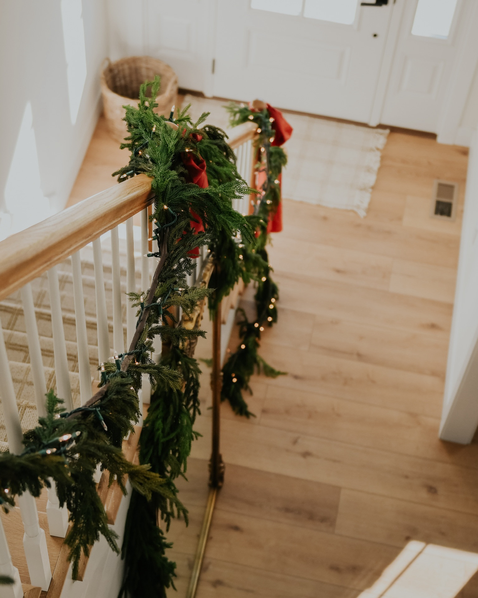 The best garland for the staircase ✨ 

#LTKHoliday #LTKSeasonal #LTKHome