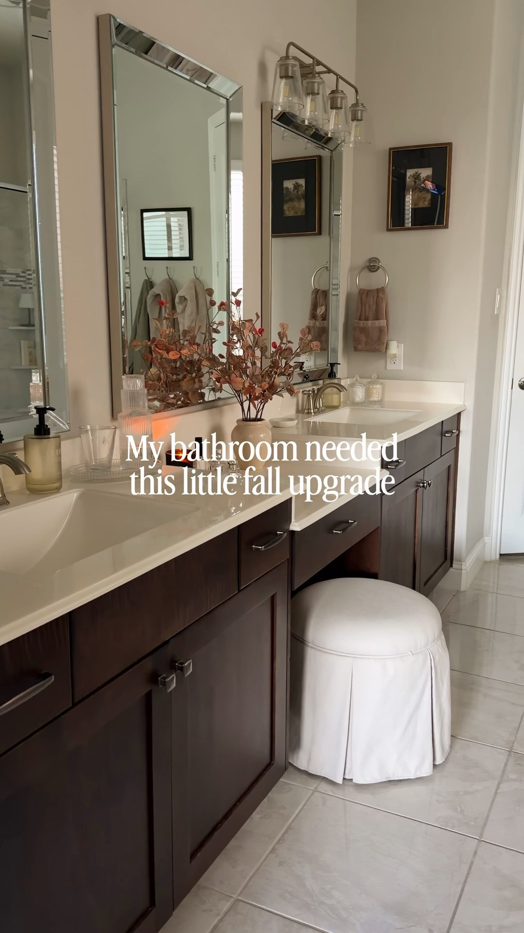 Fall bathroom refresh 🍂

#LTKHome