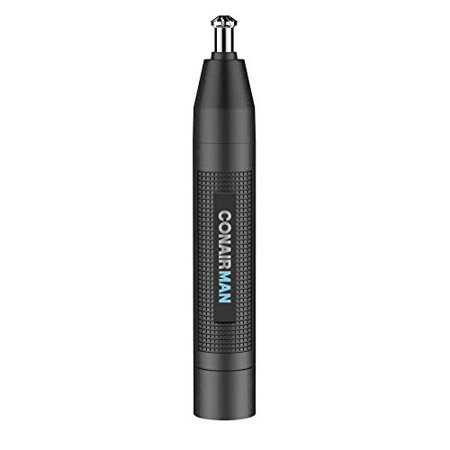 ConairMan Ear and Nose Hair Trimmer for Men Cordless Lithium-Powered Trimmer with 3-Bevel Blade | Walmart (US)