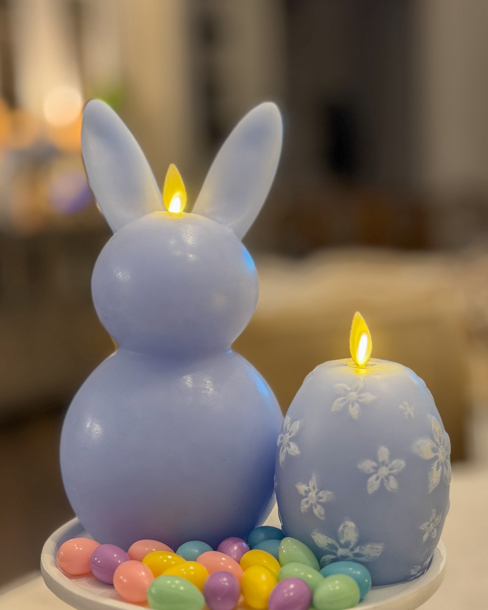 decorate your table for Easter with the BEST flameless candles - use my code on the website for 10%  off @luminara.com FEARLESSMERMAID10
#EasterDecor #Spring

#LTKSeasonal #LTKHome