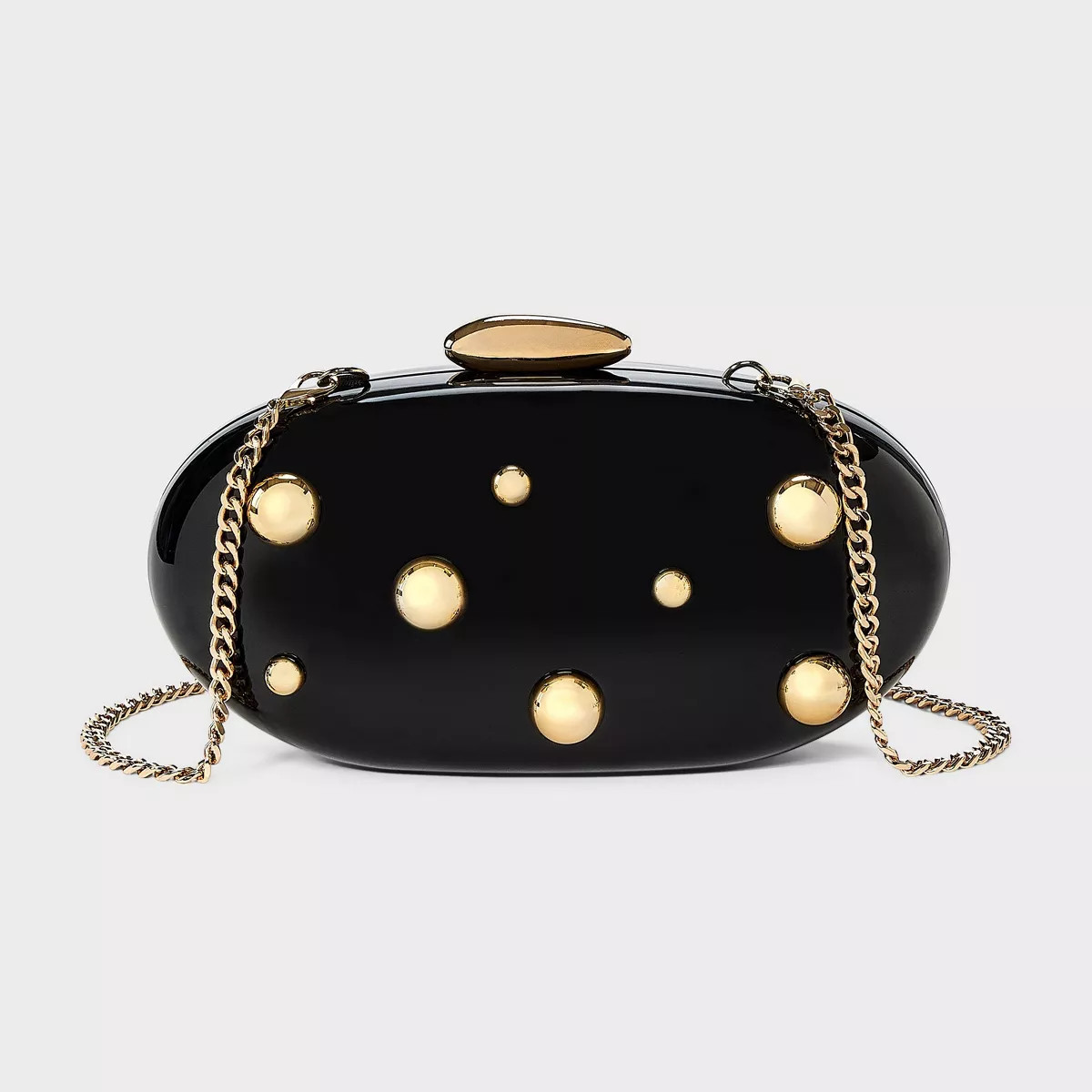 Organic Minaudiere Clutch - A New Day™ Black/Gold | Target