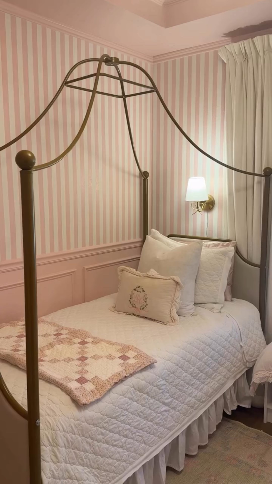 The sweetest room for the sweetest girls. (I may be a little biased in that.)

#interiordesigner #interiordesign #homedecor #ltkhome #classichome #southernhome #amazonhome #traditionalhome #diy #girlsnursery #sharedbedroom #girlsbedroom