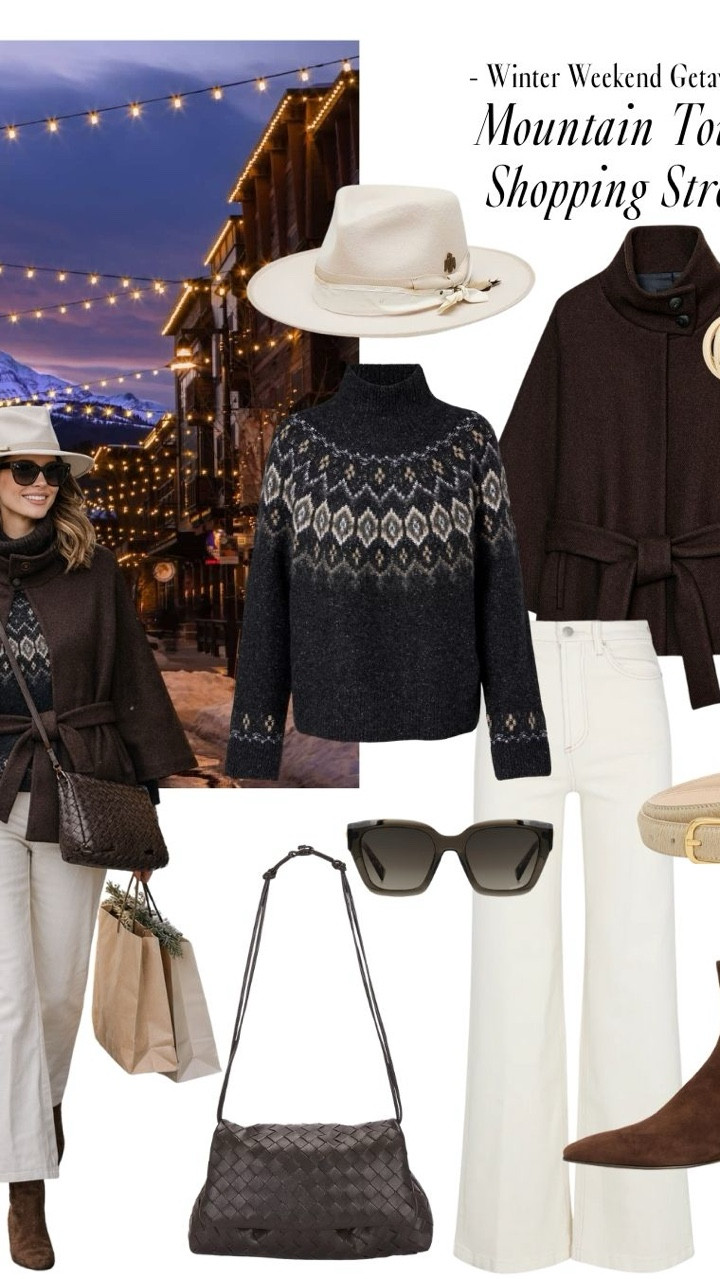 Winter weekend, styled. ❄️ From scenic mountain hikes and cozy fireside cocktail hours to laid-back shopping strolls in town, this edit covers every moment of a cold-weather escape. Think warm layers, polished knits, chic outerwear, and comfortable shoes you’ll actually want to wear all weekend. Save this for your next getaway and tap to shop each head-to-toe look. ✨

#LTKStyle #WinterGetaway #WeekendOutfits #ColdWeatherStyle #TravelStyle #CozyChic #WhatToWear #LTKFinds #WinterLayers
 

 

#LTKTravel #LTKootd #LTKOver40 #LTKTravel