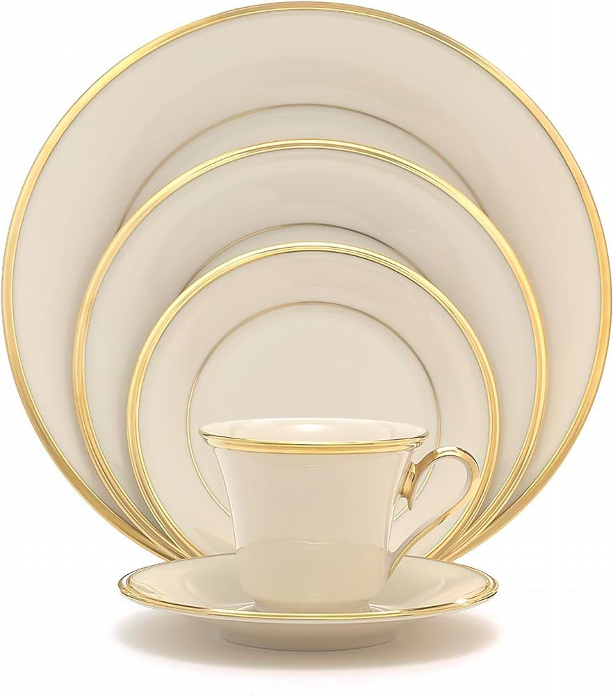 Lenox Eternal 5-Piece Place Setting, Ivory | Amazon (US)