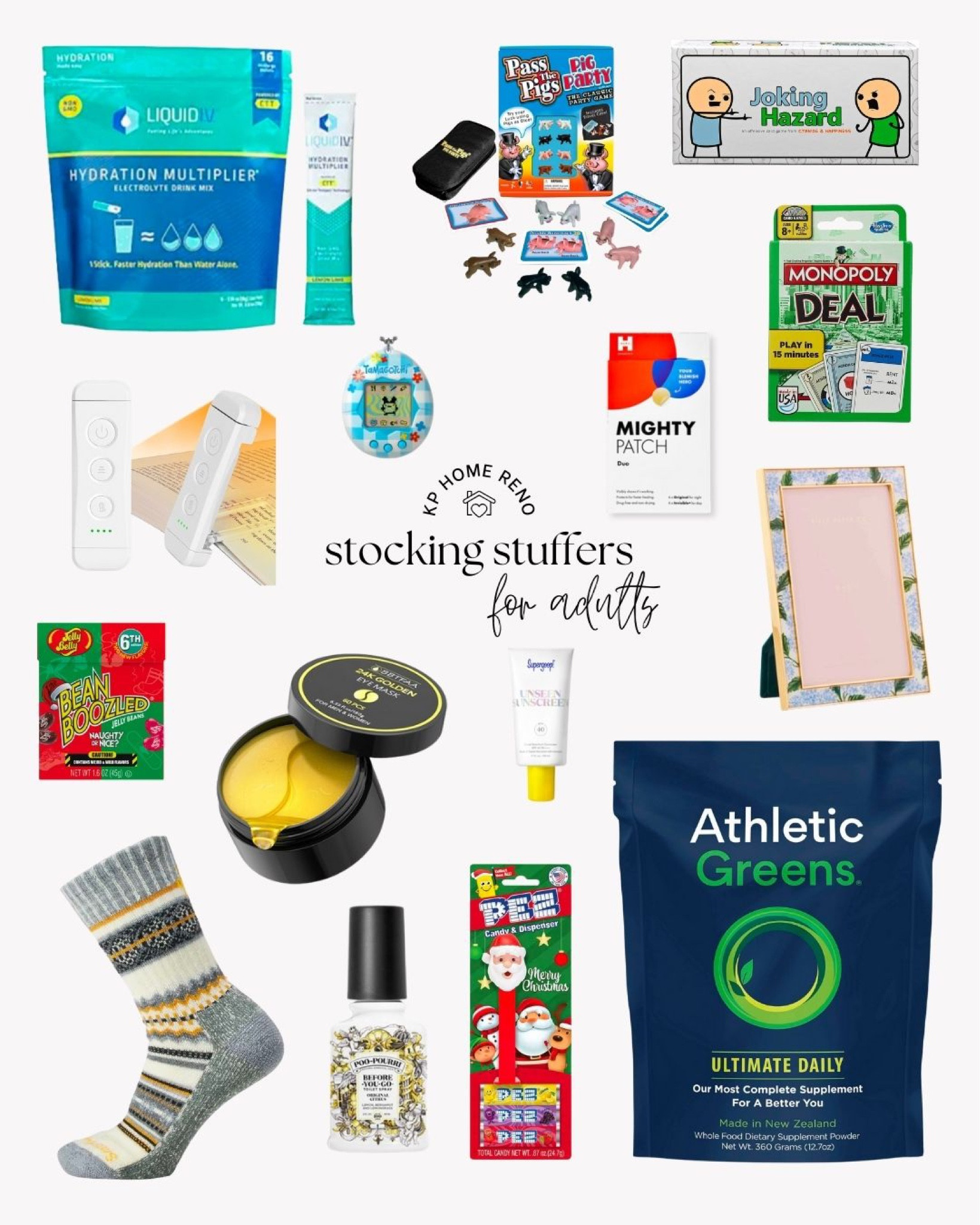 Stocking stuffers and white elephant gift ideas for adults! 



#LTKHoliday #LTKfindsunder50 #LTKGiftGuide