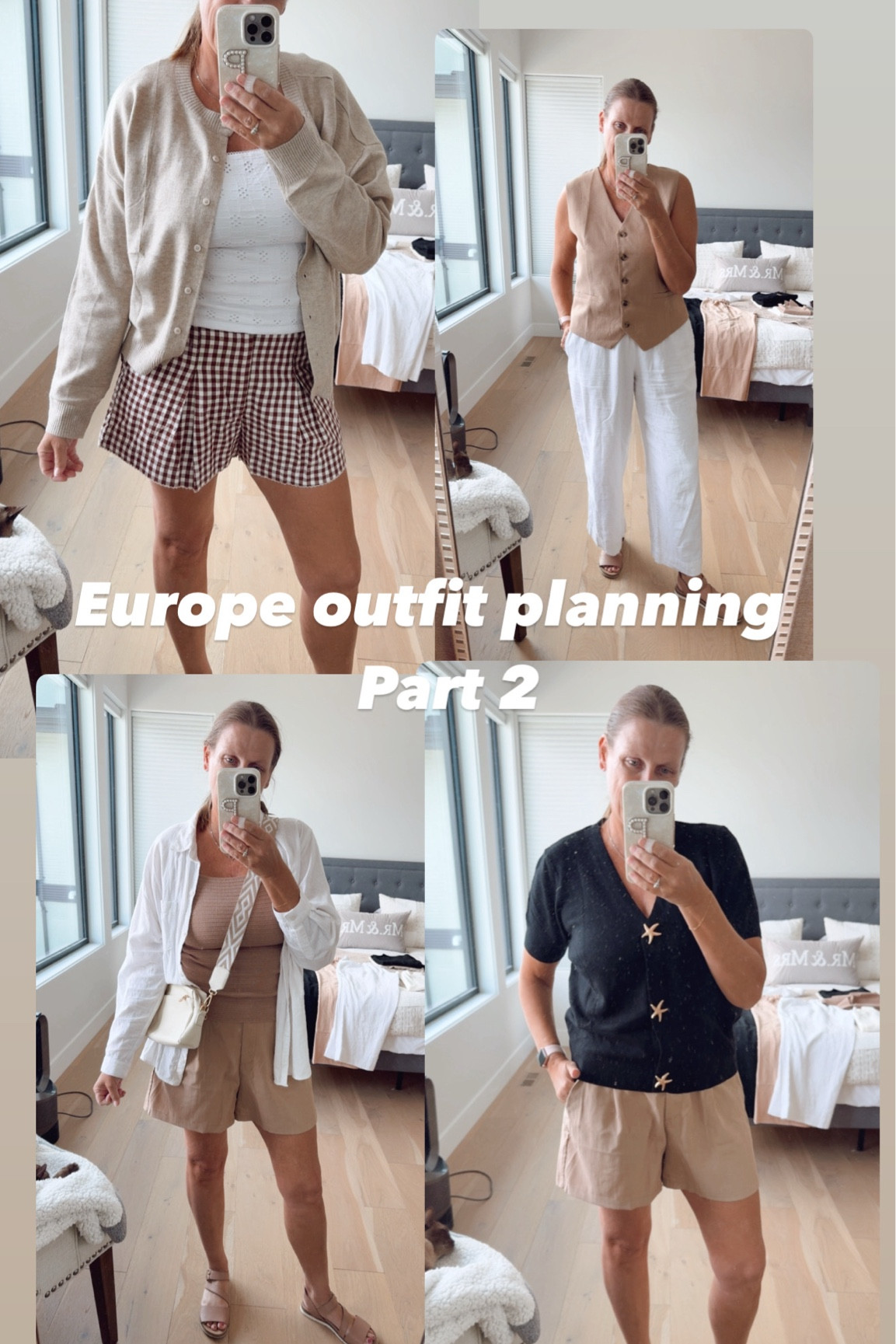 Outfit planning for Europe 
Part 2

European outfits, vacation outfit, euro summer vibes, linen sets, tailored shirts, polka dot dress, neck scarf, elevated casual look, effortless style

#LTKSaleAlert #LTKootd #LTKTravel