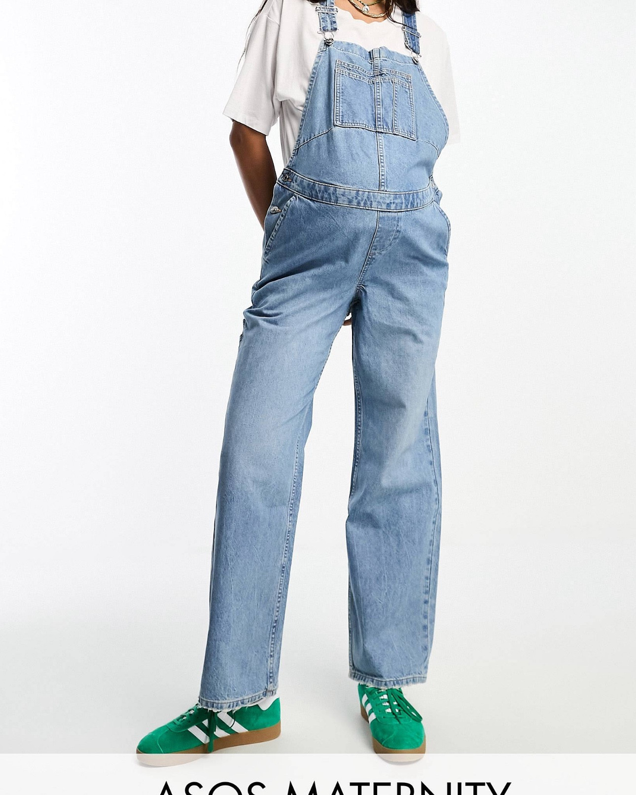 Maternity Denim Dungarees 