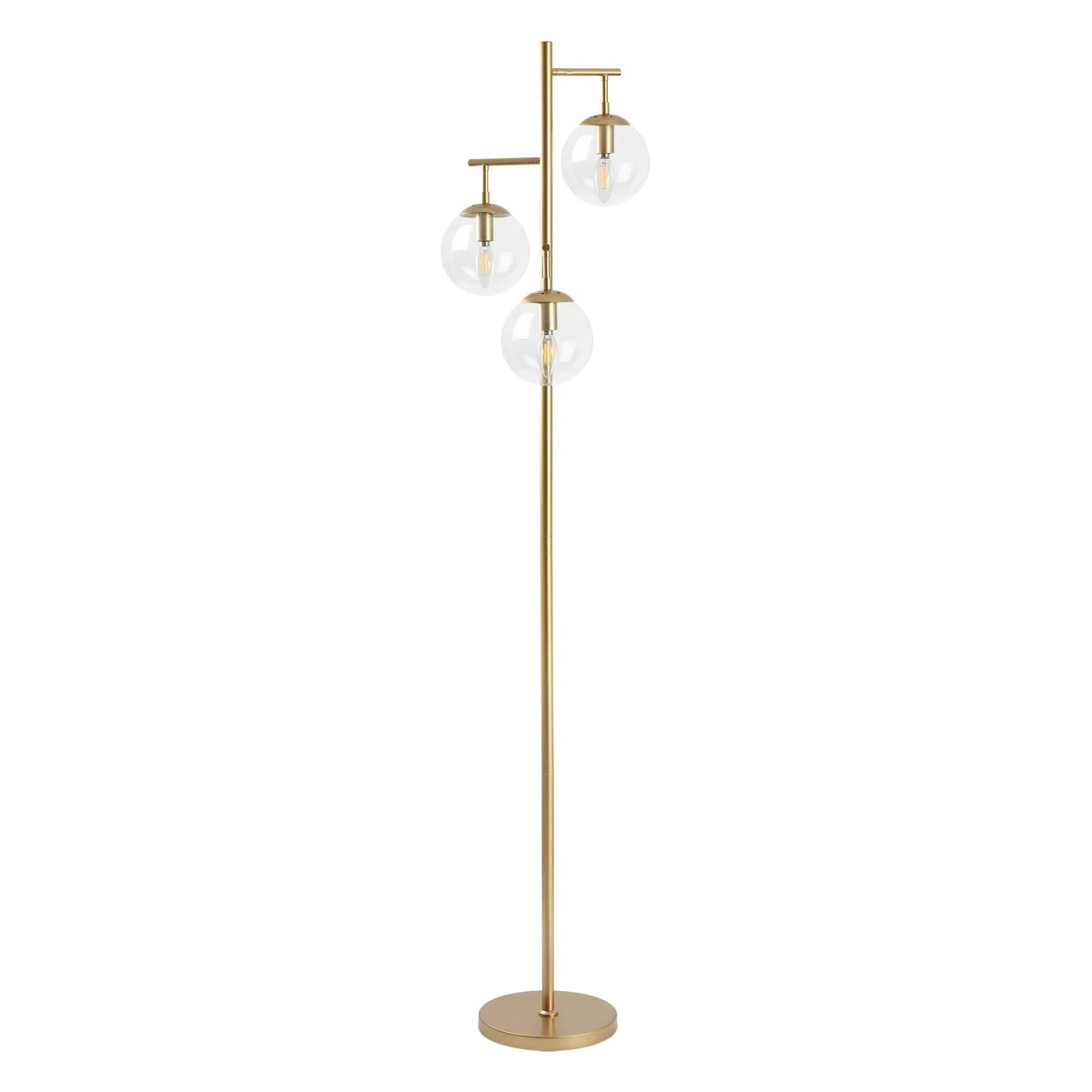 Alaycia 64'' Gold Tree Floor Lamp | Wayfair North America