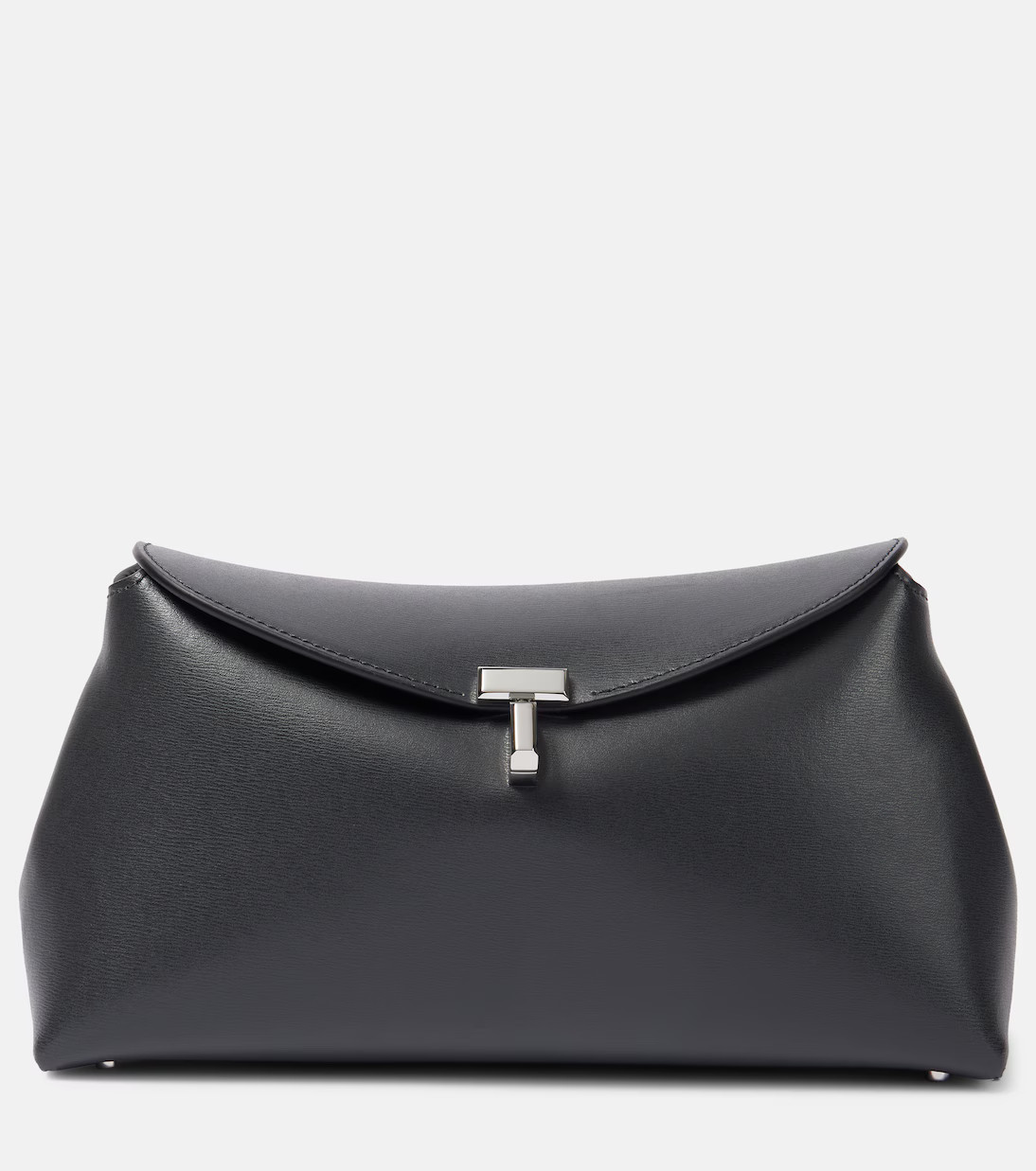 T-Lock Small leather clutch | Mytheresa (US/CA)