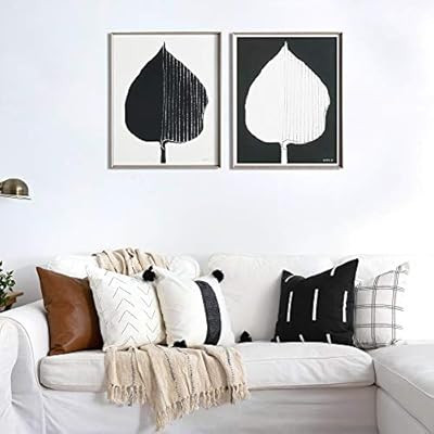 Two Queens Lane Boho Throw Pillow Covers and Cases, Set of 5, 18 x 18 inch, for Couch, Sofa, or B... | Amazon (US)