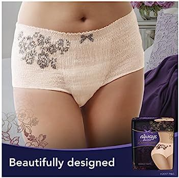 Always Discreet Boutique, Incontinence & Postpartum Underwear for Women, Disposable, Maximum Protect | Amazon (US)