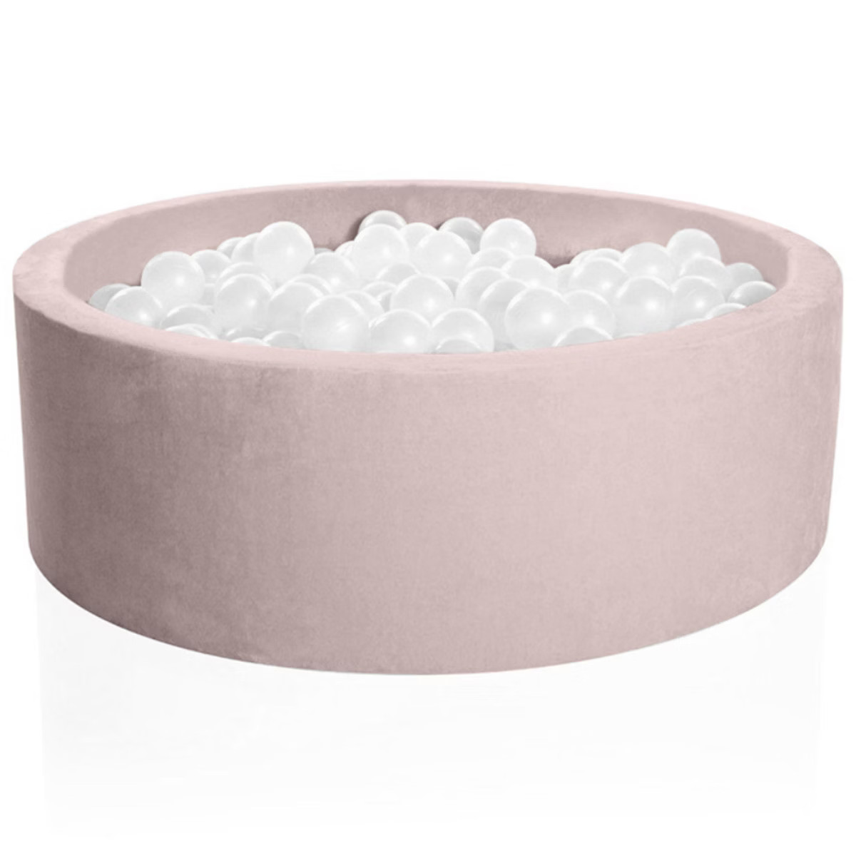 KIDKII Round Ball Pit Soft Velvet Indoor Play Toy for Toddlers, 150 Balls, Beige | Target
