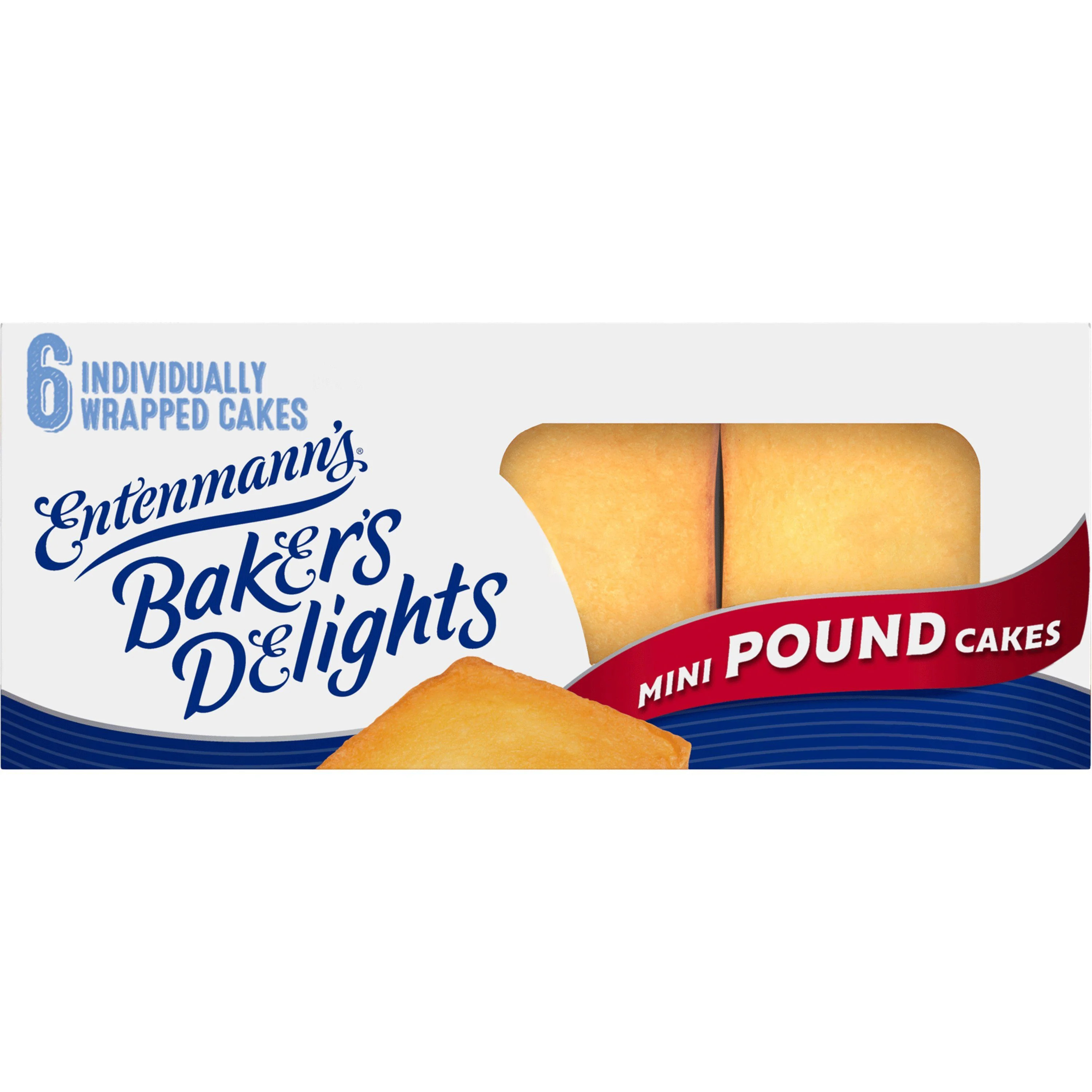 Entenmann's Baker's Delights Butter Mini Pound Cakes - 6 ct Packaging may vary | Walmart (US)