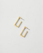 Rectangular Hoop Earrings | Ann Taylor (US)