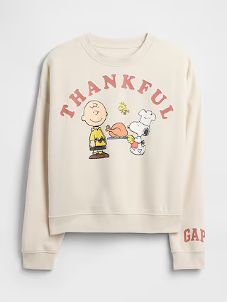Peanuts Oversized Gap Logo Sweatshirt | Gap Factory