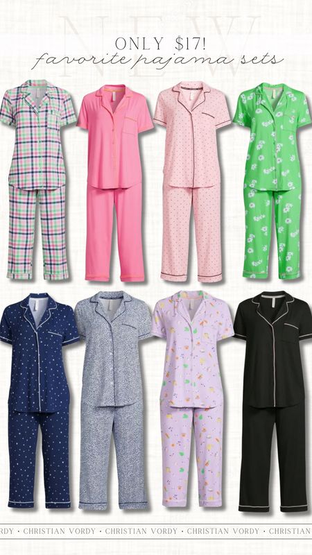 $17 pajama sets for spring, Walmart

#christianblairvordy 

#spring #pajamas #set #walmart

#LTKSeasonal #LTKfindsunder50 #LTKstyletip