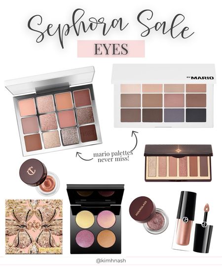 Sephora Sale eye makeup recommendations 🖤 Mario palettes always a win. Hourglass and Charlotte Tilburry single shadows pack a TON of glitter and shimmer  

Code YAYSAVE to get your discount! All you have to do is join Sephora’s BeautyINSIDER reward program for free! Based on your level, your dates and discounts are as follows:

Rouge 4/5 - 4/15 get 20% off
VIB 4/9 - 4/15 get 15% off
Insider 4/9 - 4/15 get 10% off

Sephora Savings Event April 2024. Spring Sephora sale. Brushes. Makeup tools. Nose contour. Bronzer brush. Concealer brush. Blush brush  

#LTKbeauty #LTKxSephora #LTKsalealert