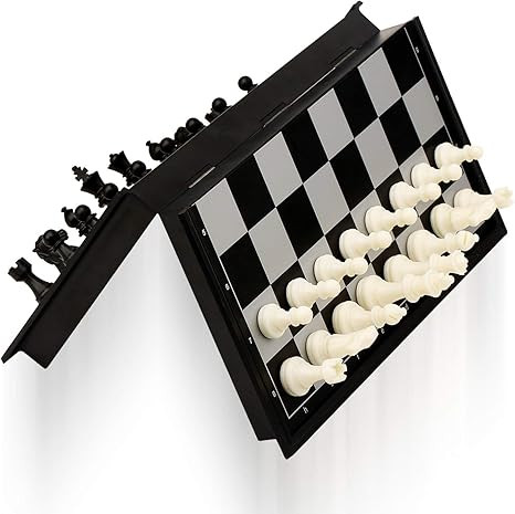 Magnetic Travel Chess Set with Folding Chess Board Educational Toys for Kids and Adults, 2 Player... | Amazon (US)