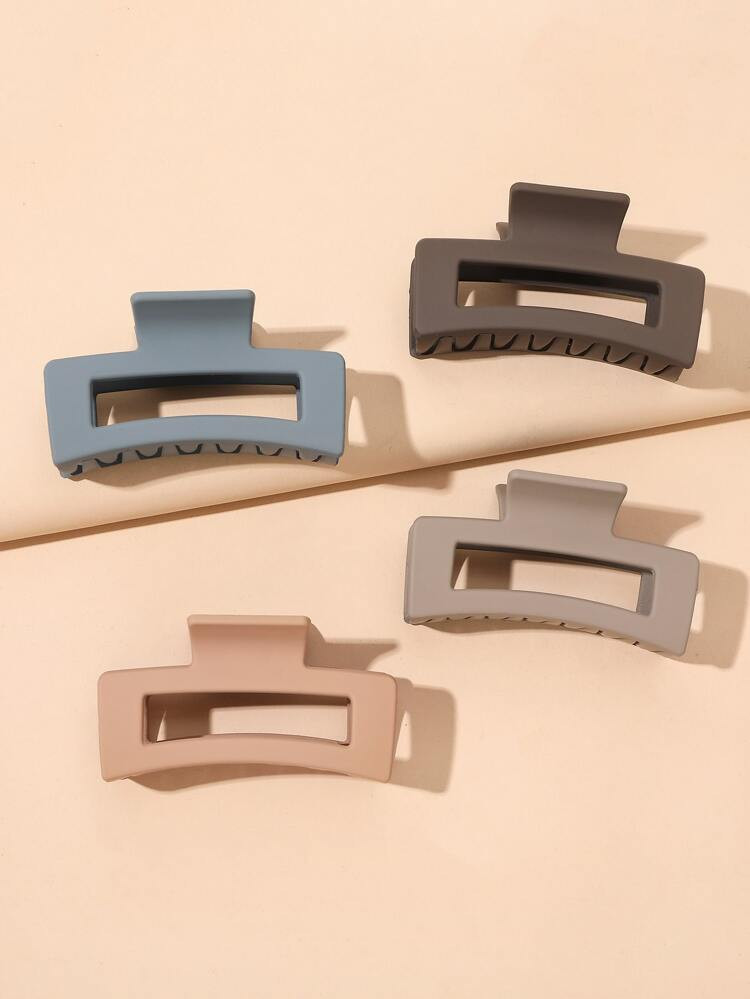 4pcs Geometric Hair Claw | SHEIN