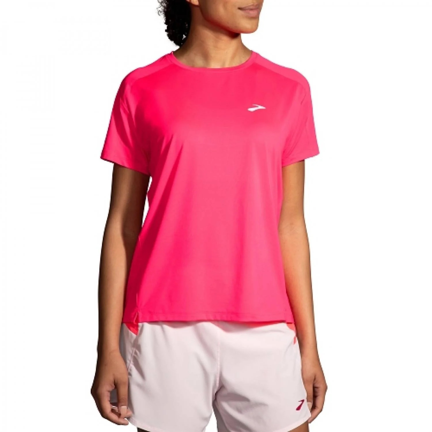 Women's Sprint Free Short Sleeve 2.0 Shirt In Hyper Pink | Shop Simon