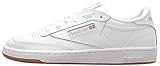 Amazon.com | Reebok Women's Club C 85 Sneaker, Chalk/Glen Green/Paper White/Excellent Red, 7 | Fa... | Amazon (US)