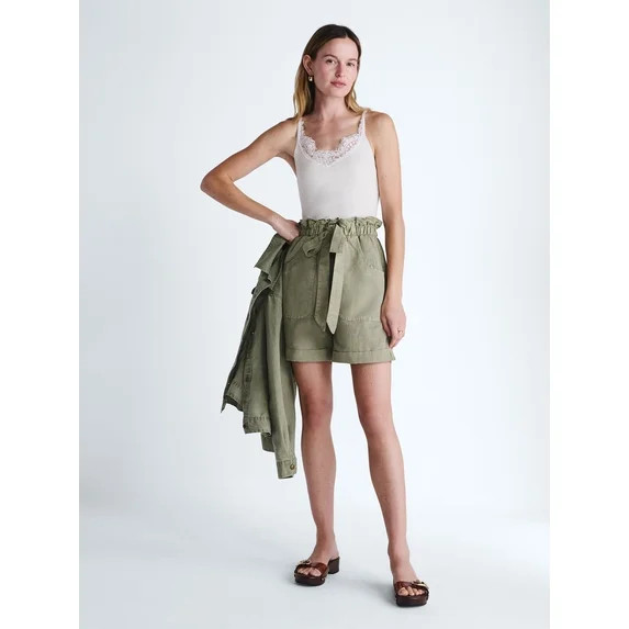 Scoop Women's Paperbag Shorts, Sizes XS-XXL | Walmart (US)