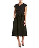 Anne Klein Women's Short Sleeve Shirt Dress, Anne Black, XS | Amazon (US)