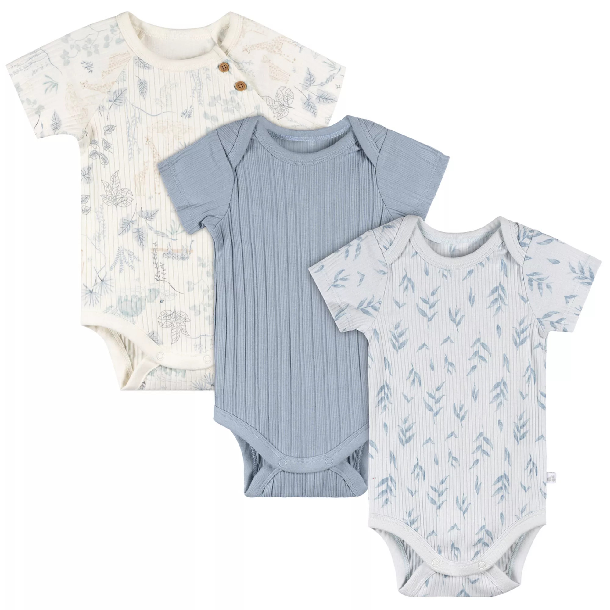 Baby Boy Just Born® 3-Pack Short Sleeve Bodysuits | Kohl's