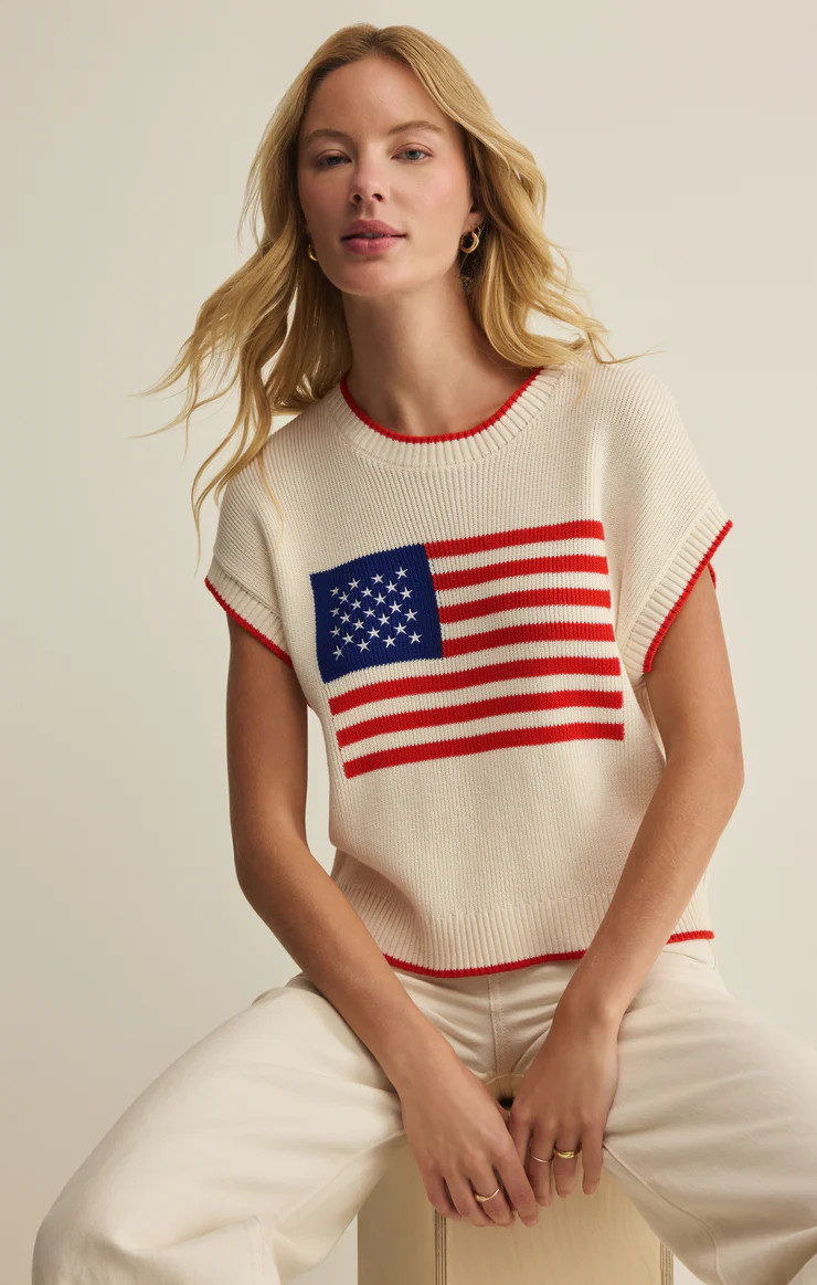 Sleeveless Patriot Sweater | Z Supply