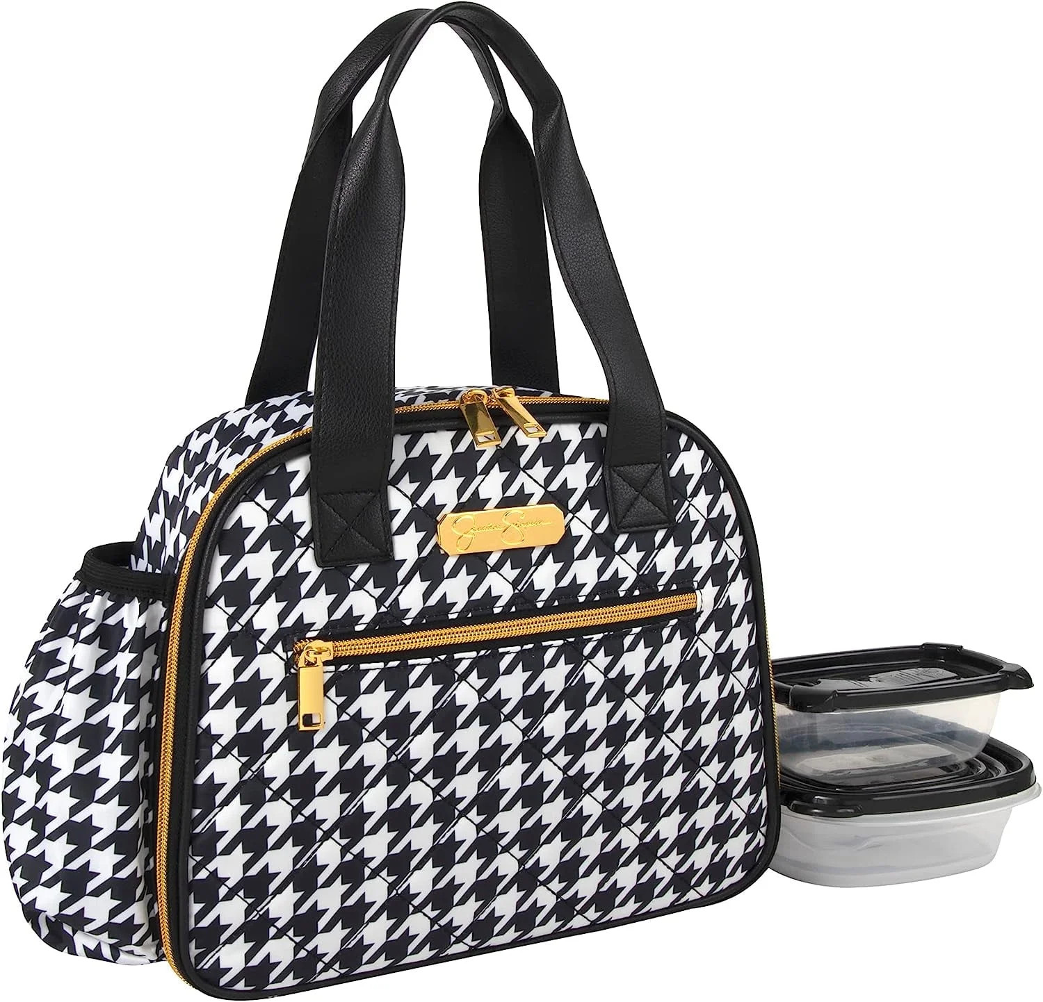 Jessica Simpson Women’s Lunch Bag for Work Insulated with Containers, Lunch Bag with Pockets, S... | Walmart (US)