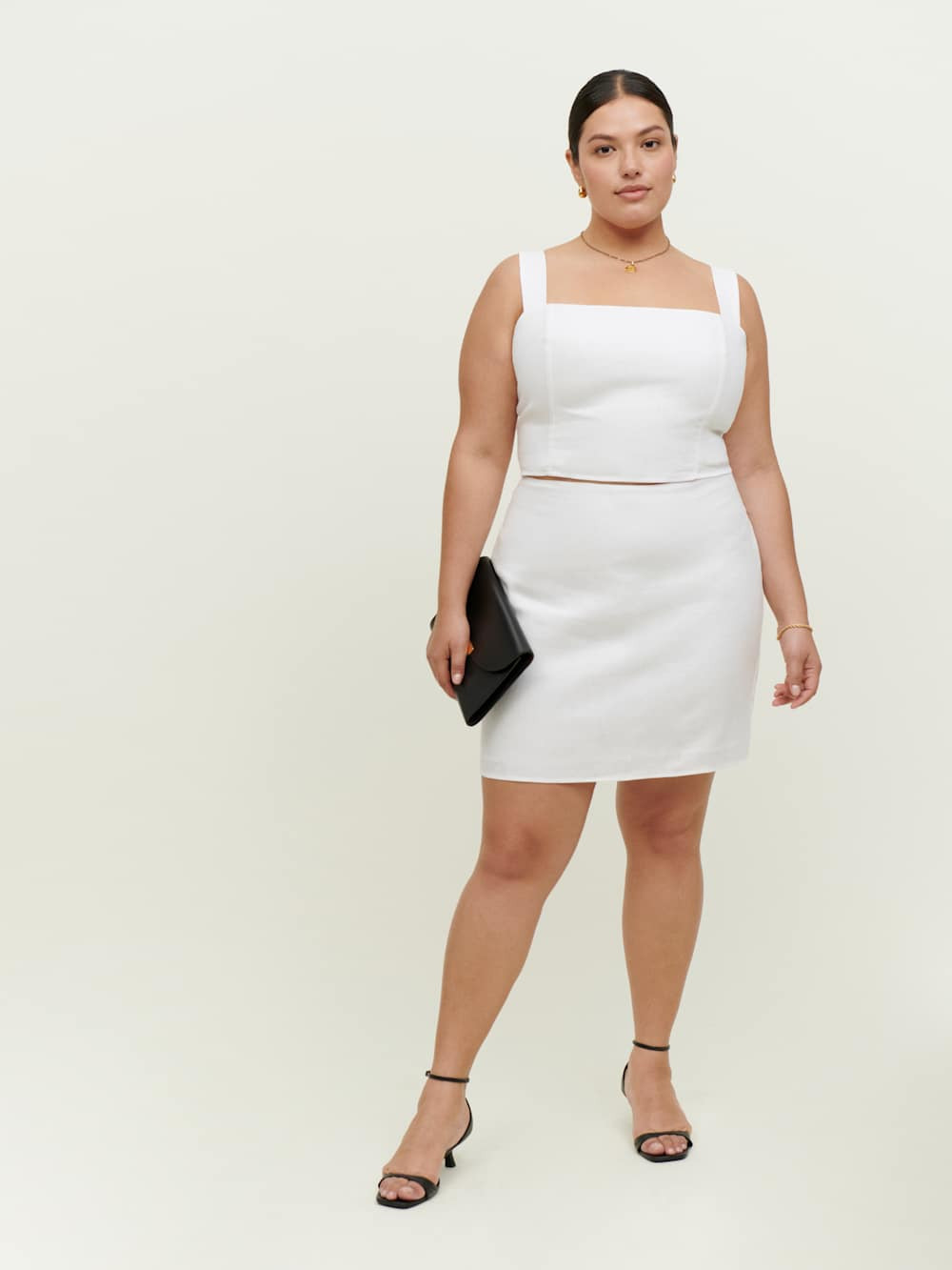 Veranda Linen Skirt Es | Reformation (Global)
