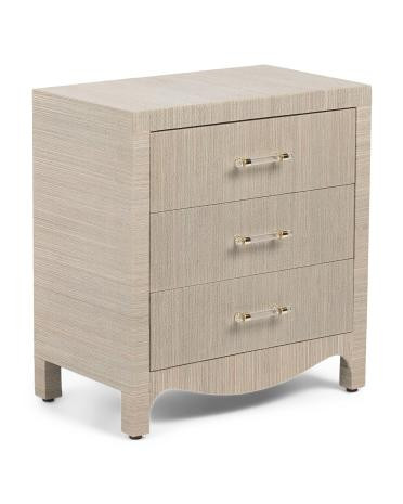 24x14x26 3 Drawer Wavy Bottom Accent Table | TJ Maxx